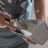 DEWALT 8/10/12 in. Stainless Steel Taping Knife Set with 14 in. Mud Pan
