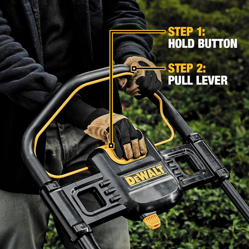 DeWalt 20V MAX DCMWP233U2 21.5 in. Cordless Push Lawn Mower Kit with (2) 10Ah Batteries & Charger