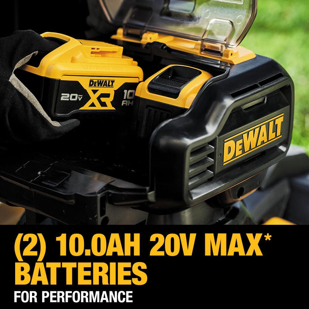DeWalt 20V MAX DCMWP233U2 21.5 in. Cordless Push Lawn Mower Kit with (2) 10Ah Batteries & Charger