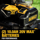 DeWalt 20V MAX DCMWP233U2 21.5 in. Cordless Push Lawn Mower Kit with (2) 10Ah Batteries & Charger