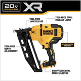 DEWALT 20V MAX XR Lithium-Ion Electric Cordless 16-Gauge Angled Finishing Nailer (Tool Only)