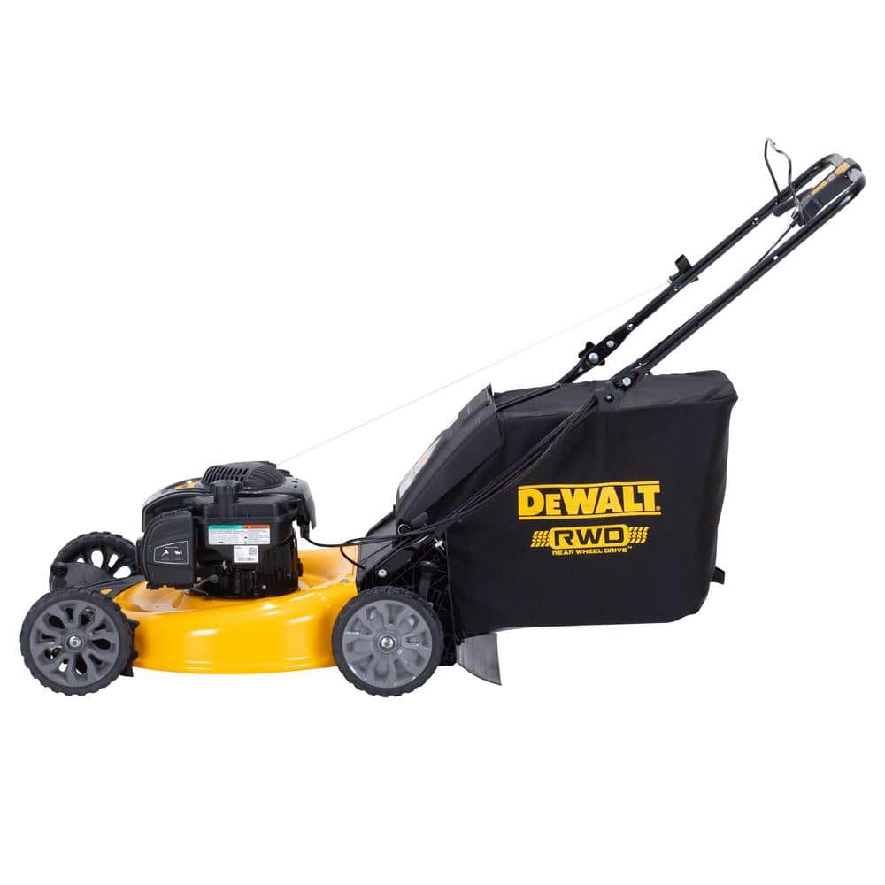 DEWALT 21 in. 150cc Briggs and Stratton 625ex Engine Rear Wheel Drive 2-in-1 Gas Self Propelled Walk Behind Lawn Mower