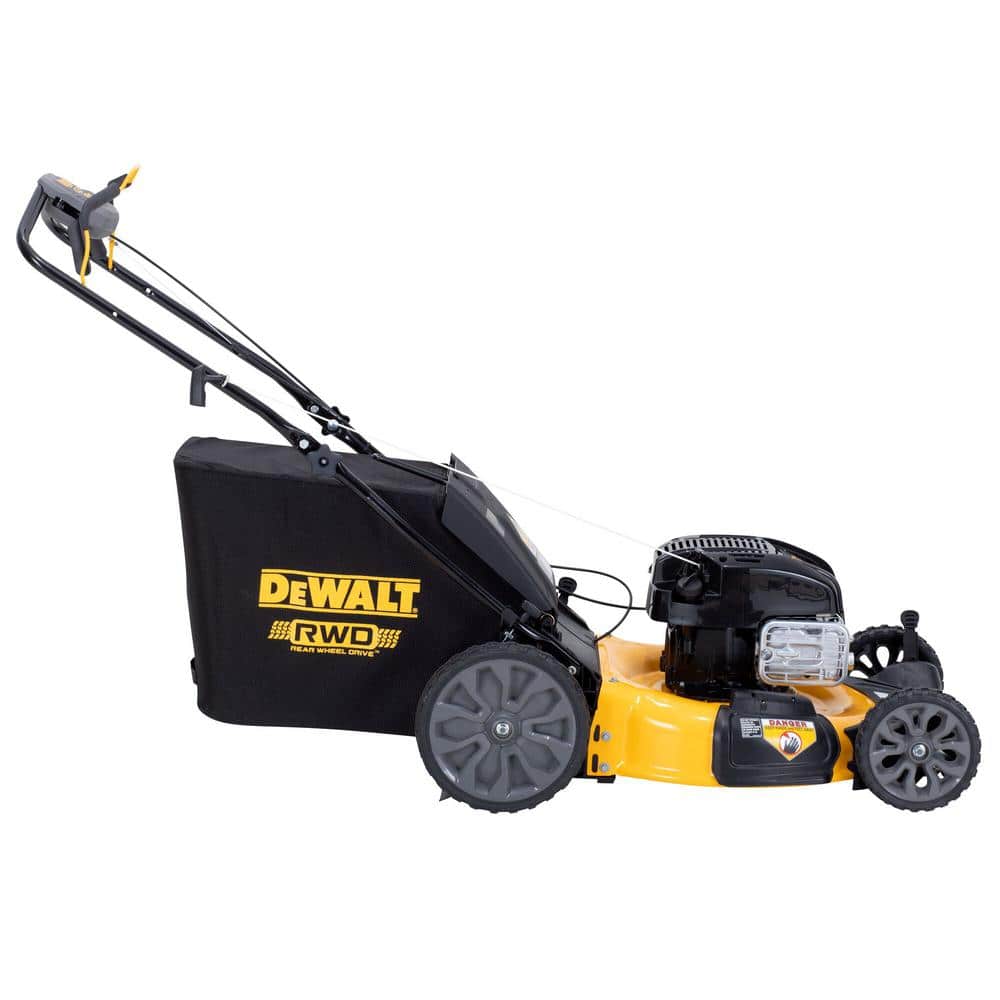 DEWALT 21 in. 163cc Briggs and Stratton 725Exi Engine Rear Wheel Drive 3-in-1 Gas Self Propelled Walk Behind Lawn Mower