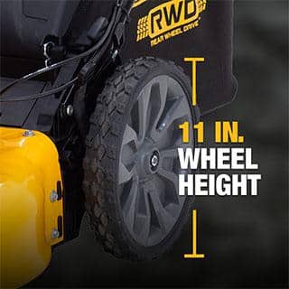 DEWALT 21 in. 163cc Briggs and Stratton 725Exi Engine Rear Wheel Drive 3-in-1 Gas Self Propelled Walk Behind Lawn Mower