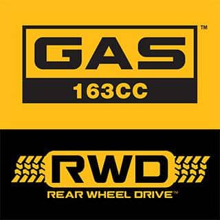 DEWALT 21 in. 163cc Briggs and Stratton 725Exi Engine Rear Wheel Drive 3-in-1 Gas Self Propelled Walk Behind Lawn Mower