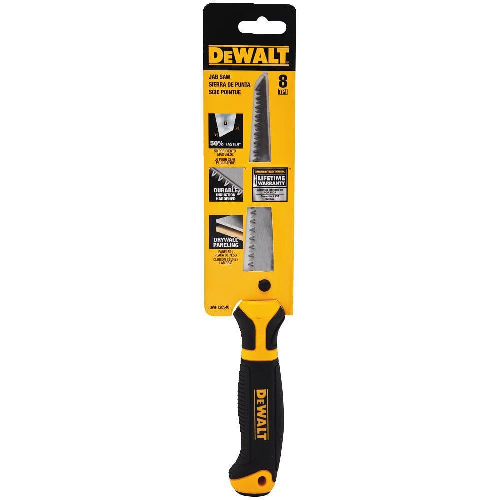 DEWALT 6 in. Jab Saw with Composite Handle, 8 TPI