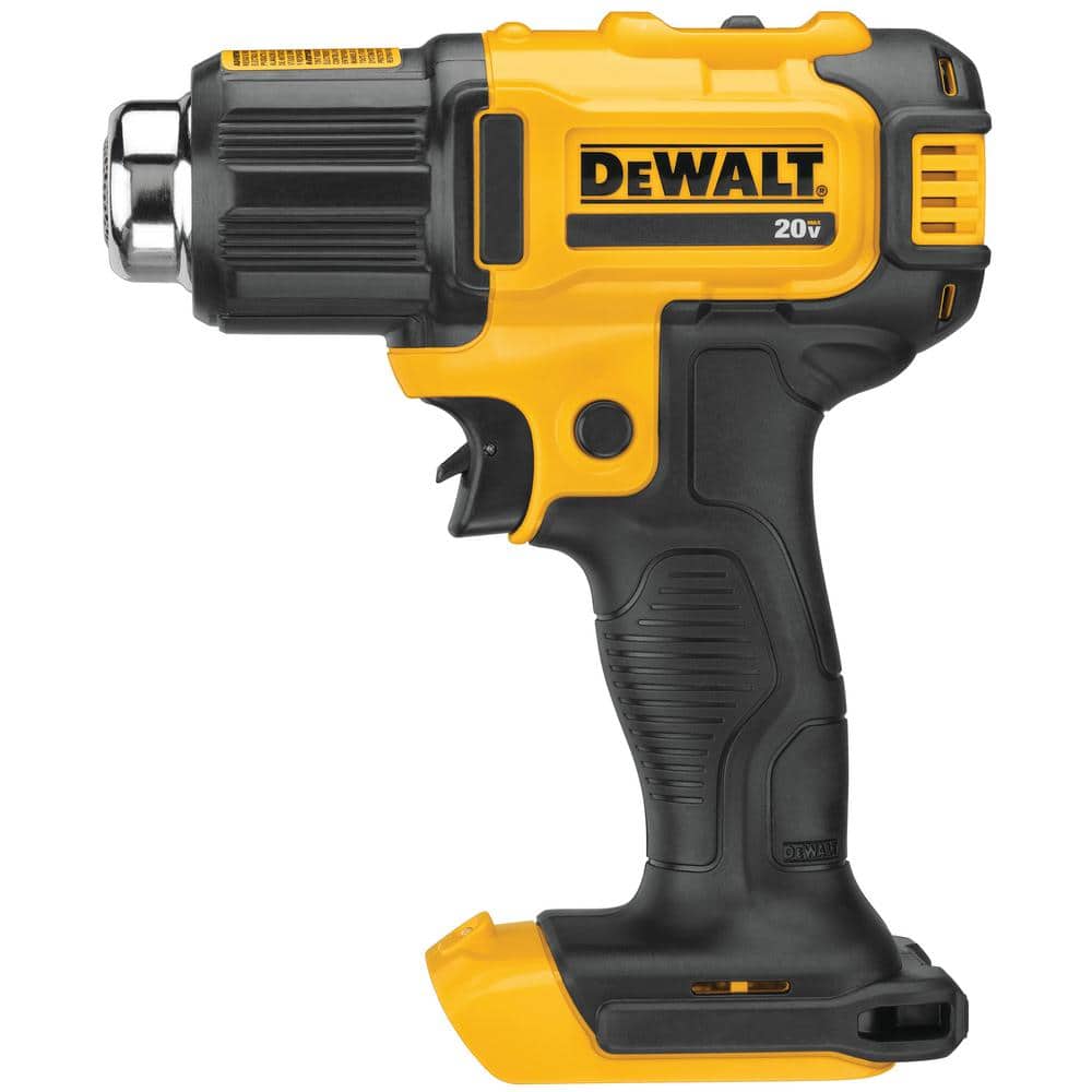 DEWALT 20V MAX Cordless Compact Heat Gun with Flat and Hook Nozzle Attachments