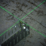 DEWALT 12V MAX Lithium-Ion 100 ft. Green Self-Leveling 3-Beam 360 Degree Laser Level with 2.0Ah Battery, Charger and Case