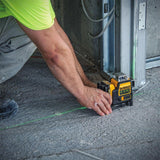 DEWALT 12V MAX Lithium-Ion 100 ft. Green Self-Leveling 3-Beam 360 Degree Laser Level with 2.0Ah Battery, Charger and Case