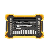 DEWALT 1/4 in. and 3/8 in. Drive Mechanics Tool Set with Toughsystem Trays (131-Piece)