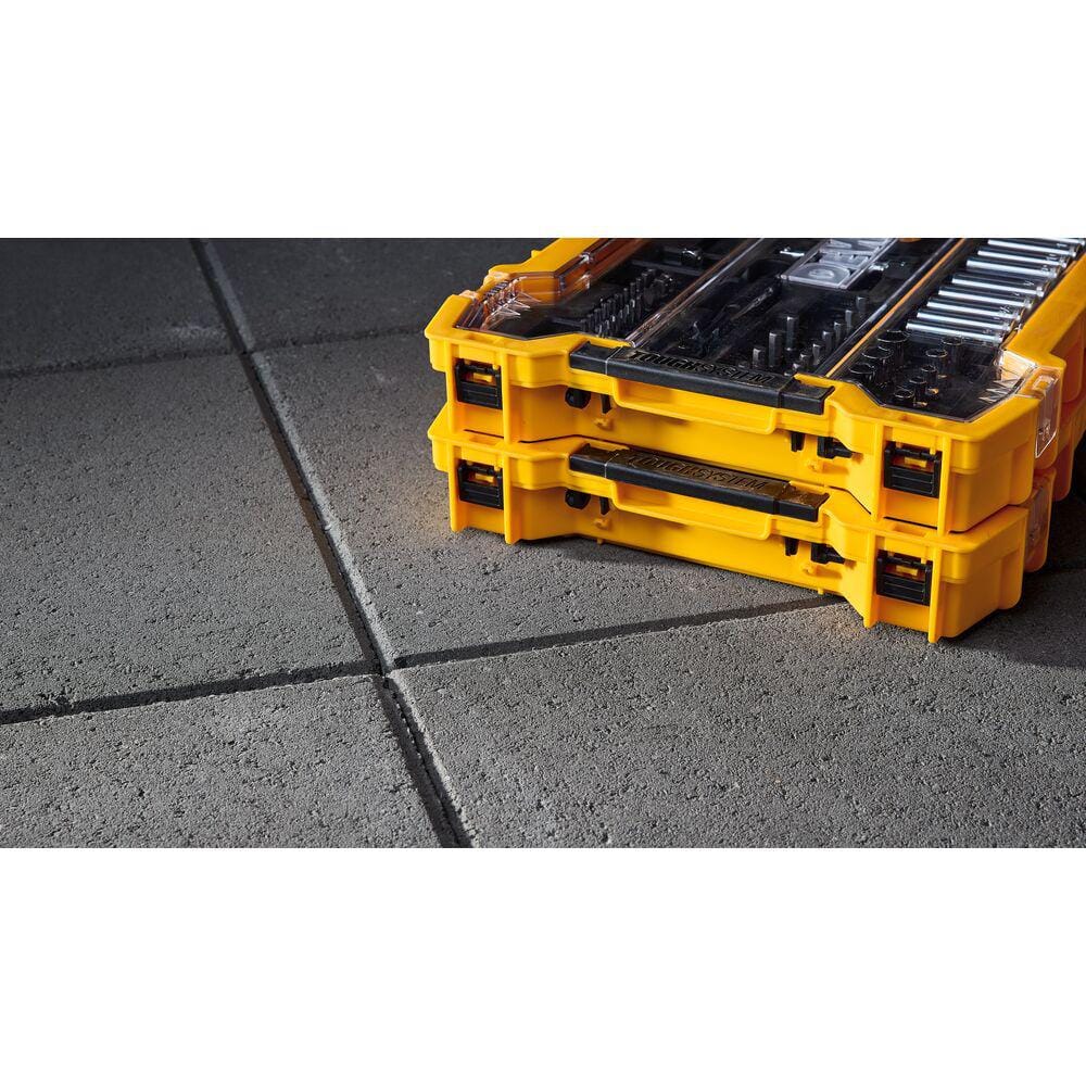 DEWALT 1/4 in. and 3/8 in. Drive Mechanics Tool Set with Toughsystem Trays (131-Piece)