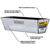 DEWALT 12 in. Stainless Steel Mud Pan with Curved Bottom