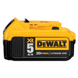 DEWALT 20V MAX XR Cordless Brushless Deep Cut Band Saw with 4-1/2 in. Grinder, (2) 5.0Ah Batteries, Charger & Bag