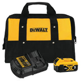 DEWALT 20V MAX XR Cordless Brushless Deep-Cut Band Saw with 1-1/2 in. Die Grinder, 5.0Ah Battery, Charger & Bag (Tools-Only)