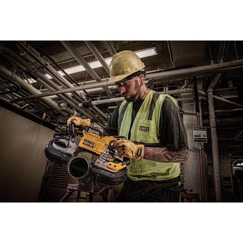 DEWALT 20V MAX Lithium-Ion Cordless Brushless Deep Cut Band Saw (Tool-Only) with Bonus 1-1/2 in. Die Grinder (Tool-Only)
