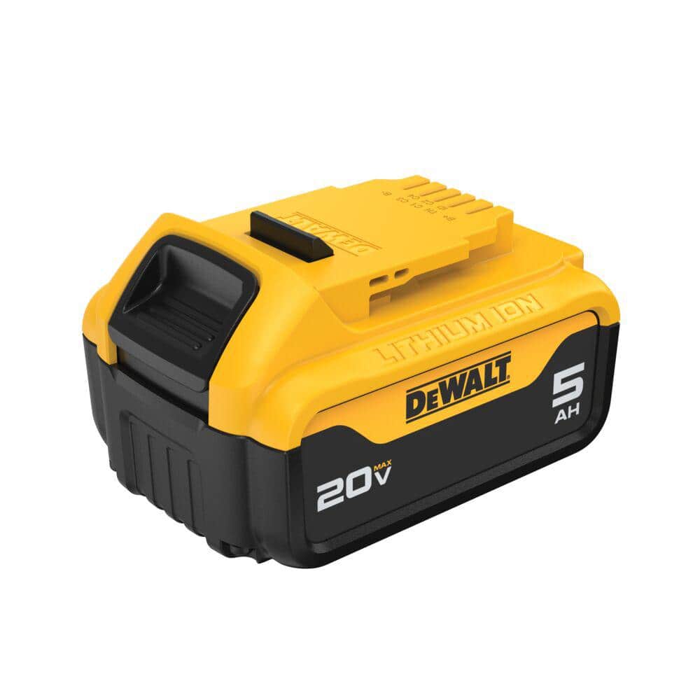 DEWALT 20-Volt MAX XR Premium Lithium-Ion 5.0Ah Battery Pack (5-Pack)