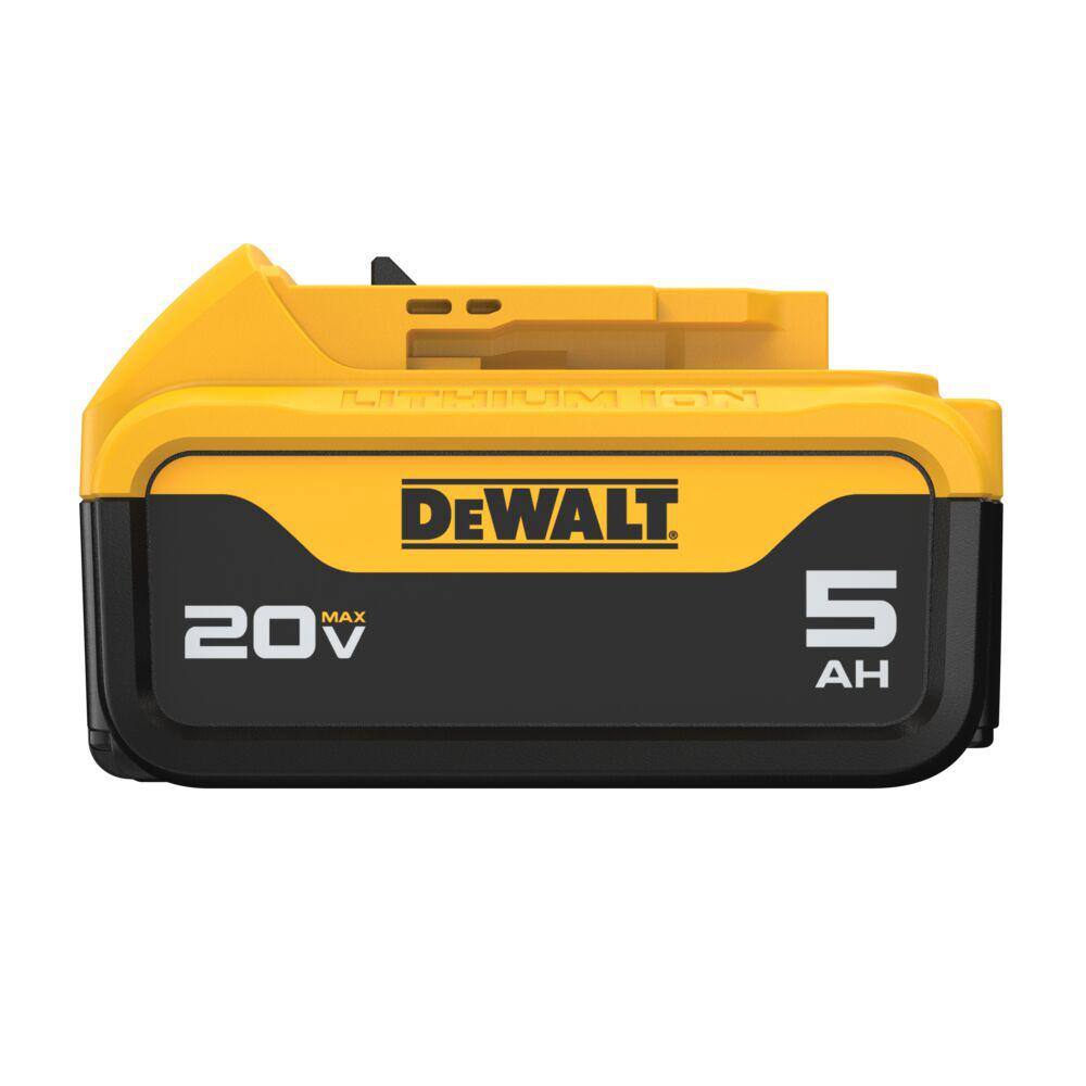 DEWALT 20-Volt MAX XR Premium Lithium-Ion 5.0Ah Battery Pack (5-Pack)