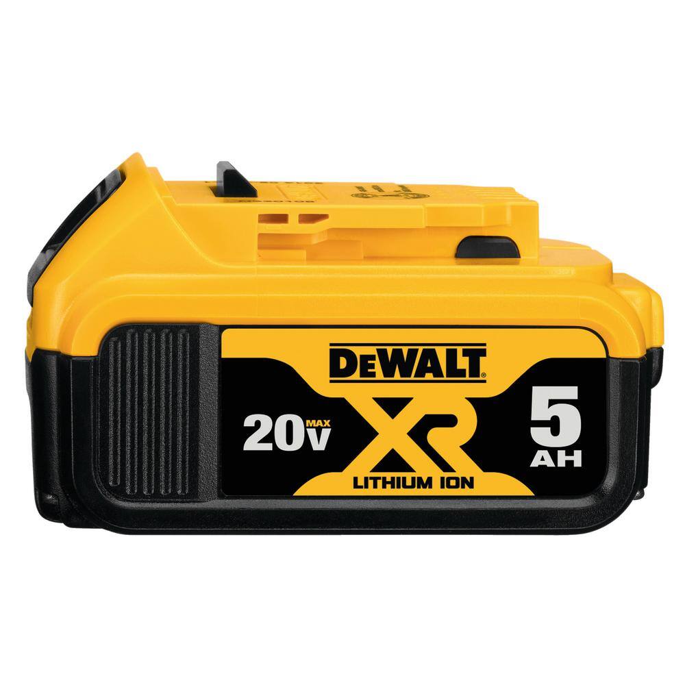 DEWALT 20V MAX XR Premium Lithium-Ion 5.0Ah Battery Pack (7-Pack)