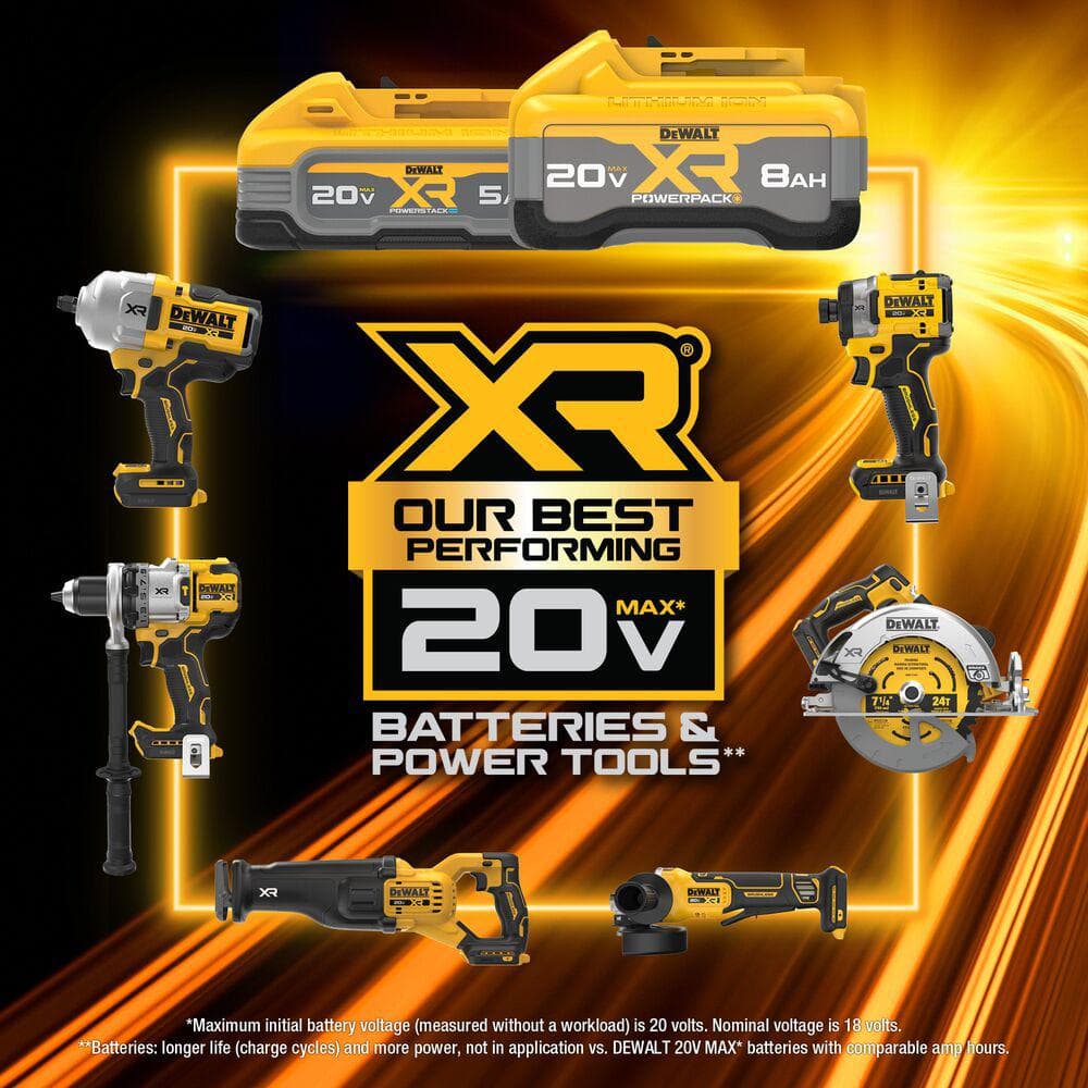 DEWALT 20V MAX POWERSTACK Compact Lithium-Ion Battery (2 Pack)