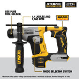 DEWALT 20V Lithium-Ion Cordless 3-Tool Combo Kit and 5/8 in. Hammer Drill with FLEXVOLT 9 Ah and 20V 6 Ah Batteries and Charger