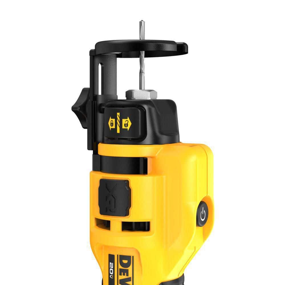 DEWALT 20V Lithium-Ion Cordless 3-Tool Combo Kit and Drywall Cut-Out Tool with FLEXVOLT 9 Ah and 20V 6 Ah Batteries and Charger