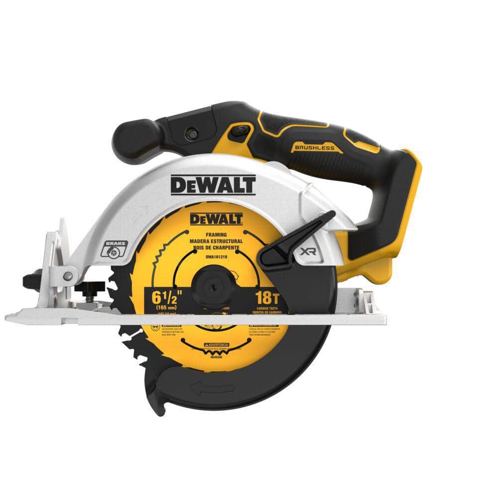 DEWALT 20V Lithium-Ion Cordless 3-Tool Combo Kit and 20V Circular Saw with FLEXVOLT 9 Ah and 20V 6 Ah Batteries and Charger
