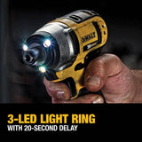DEWALT 20-Volt MAX Lithium-Ion Cordless 4-Tool Combo Kit with (2) 2.0Ah Batteries, Charger and Tool Bag