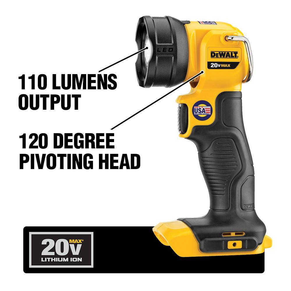 DEWALT 20V MAX Lithium-Ion Cordless 4-Tool Combo Kit with ATOMIC 20V Brushless Oscillating Tool, (2) 2.0Ah Batteries & Charger