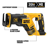 DEWALT 20V MAX Cordless Brushless Compact Reciprocating Saw with 4.0Ah Battery