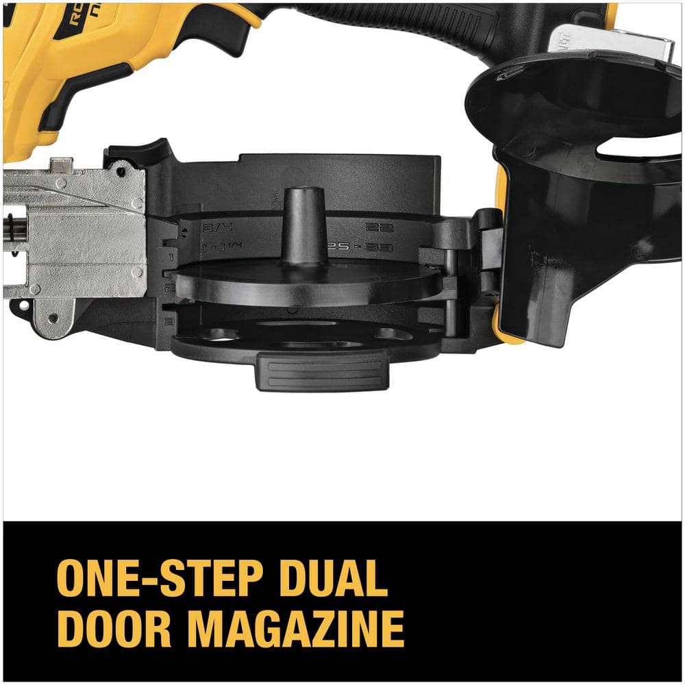 DEWALT 20V MAX 15-Degree Electric Cordless Roofing Nailer (Tool Only)
