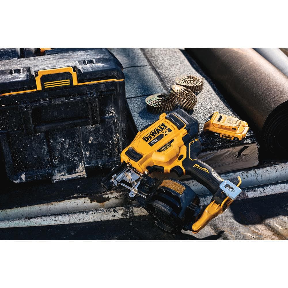 DEWALT 20V MAX 15-Degree Electric Cordless Roofing Nailer (Tool Only)