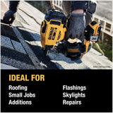 DEWALT 20V MAX 15-Degree Electric Cordless Roofing Nailer (Tool Only)