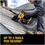 DEWALT 20V MAX 15-Degree Electric Cordless Roofing Nailer (Tool Only)