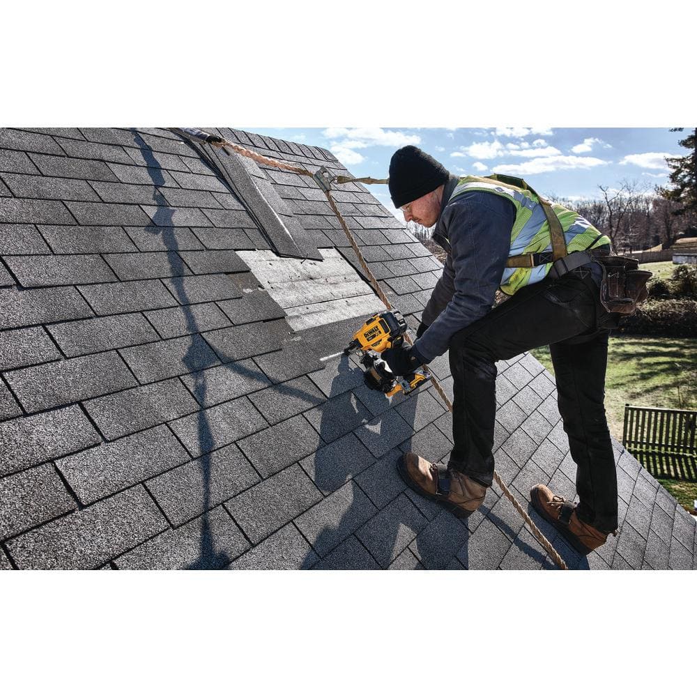 DEWALT 20V MAX 15-Degree Electric Cordless Roofing Nailer (Tool Only)