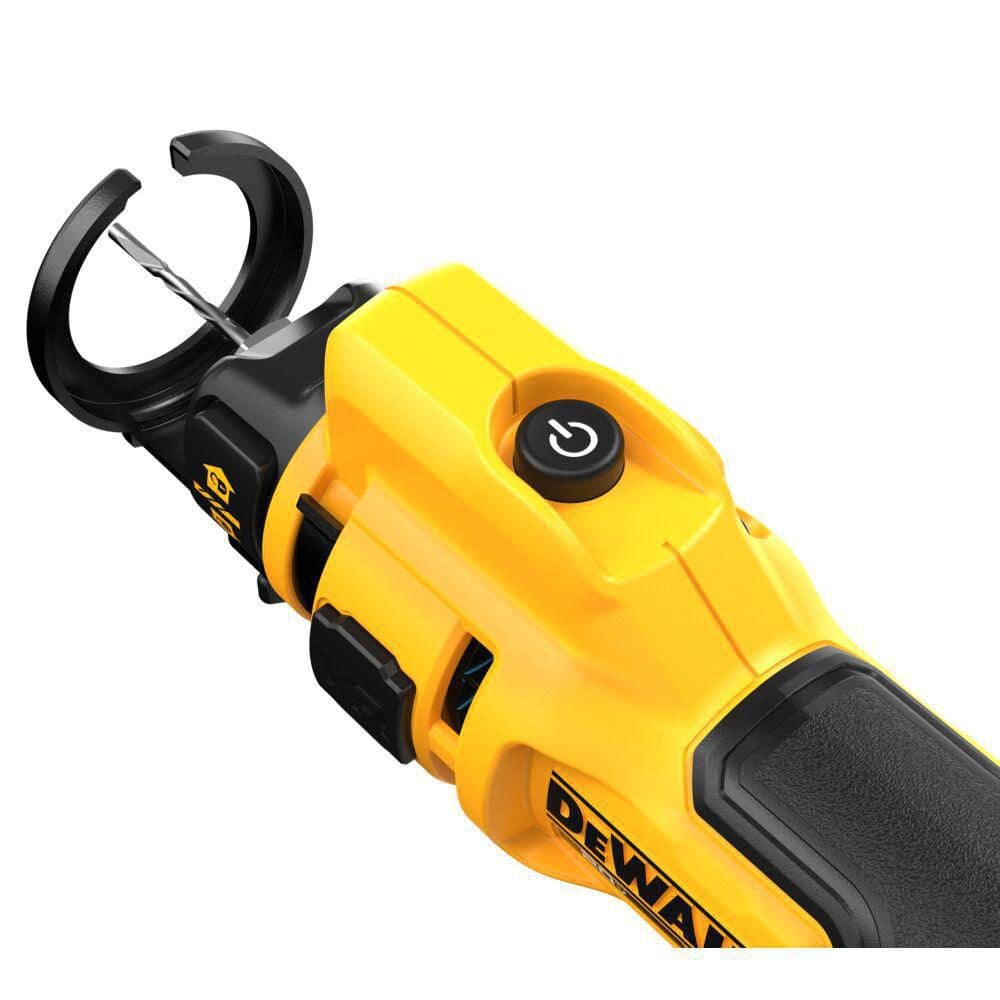 DEWALT 20V XR Lithium-Ion Cordless Rotary Drywall Cut-Out Tool with 6.0 Ah and 4.0 Ah Starter Kit