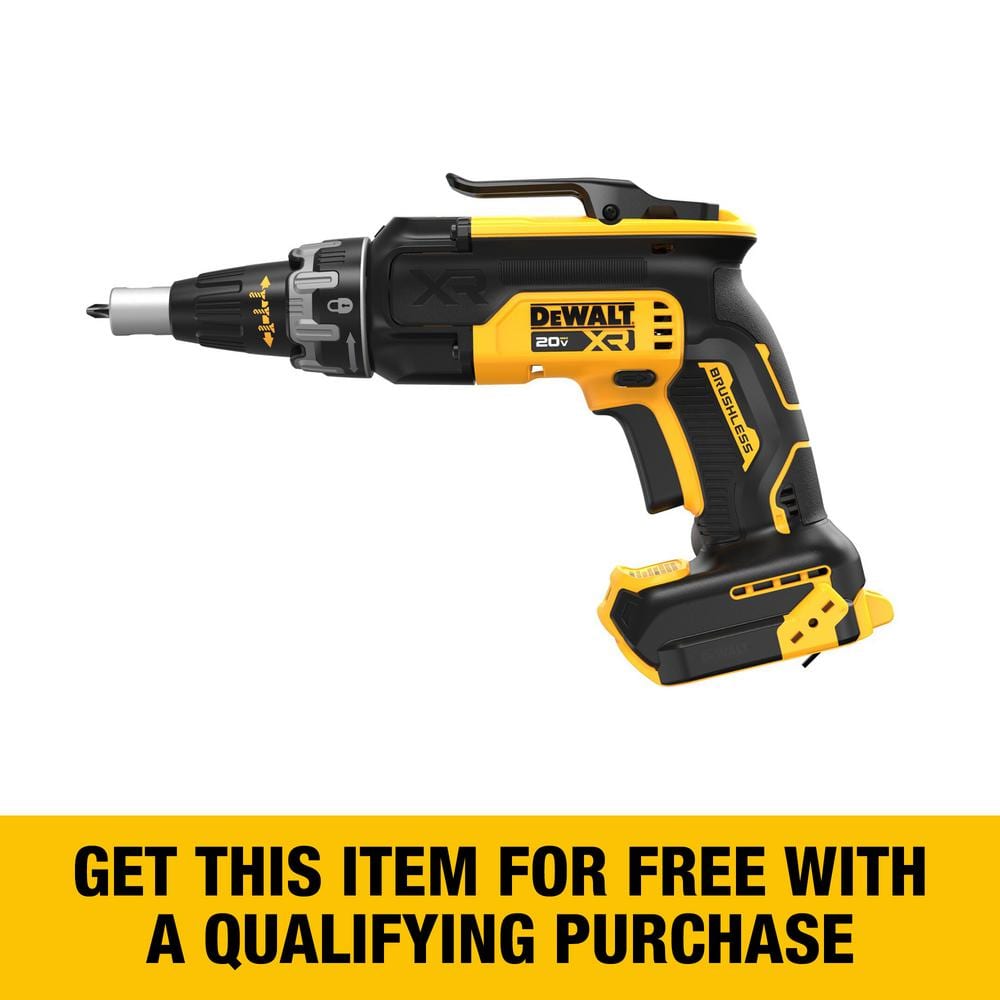 DEWALT XR 20V MAX Lithium-Ion Cordless Brushless Screw Gun (Tool Only)