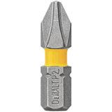 DEWALT 1 in. #2 Phillips Screwdriving Bit Tip, MAXFIT, Impact Rated (15-Piece)