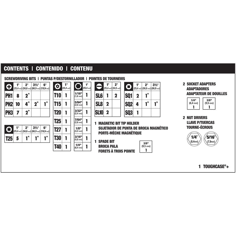 DEWALT MAXFIT ULTRA Steel Screwdriving Bit Set (81-Piece)