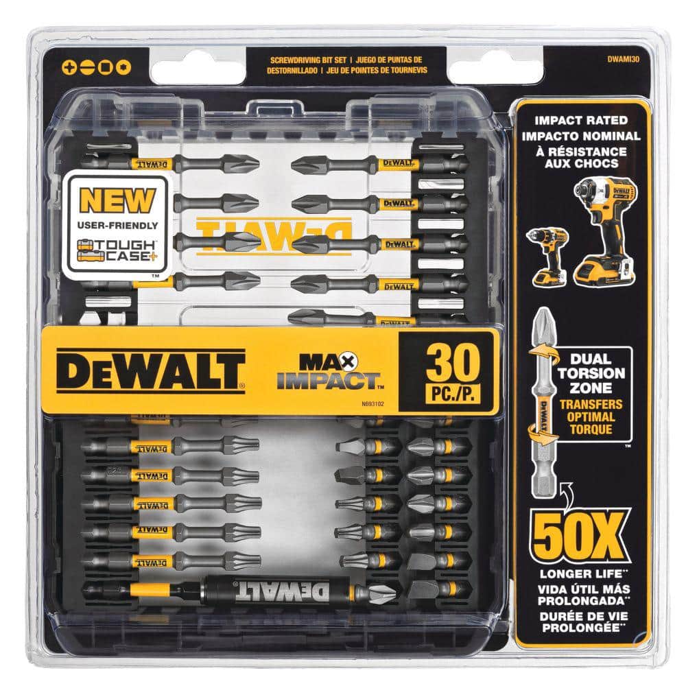 DEWALT MAX IMPACT Screwdriving Set, 30-Piece (DWAMI30)