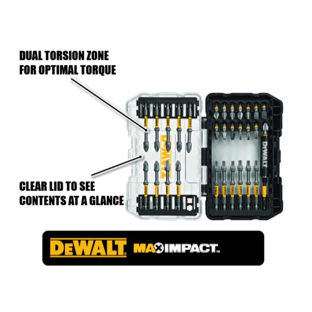 DEWALT MAX IMPACT Screwdriving Set, 30-Piece (DWAMI30)