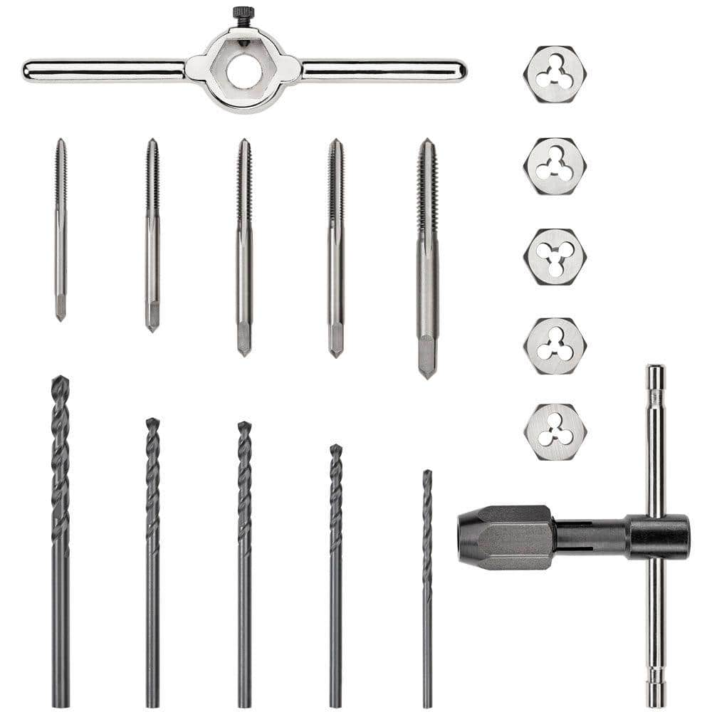 DEWALT Fractional Tap and Die Set, 17-Piece (DWA1451)