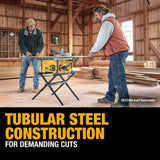 DEWALT DW7451 10 in. Compact Table Saw Stand for Jobsite