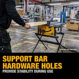 DEWALT DW7451 10 in. Compact Table Saw Stand for Jobsite