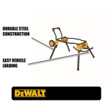 DEWALT DWE74911 Rolling Table Saw Stand, 31.5 lbs, Steel, Foldable with Wheels