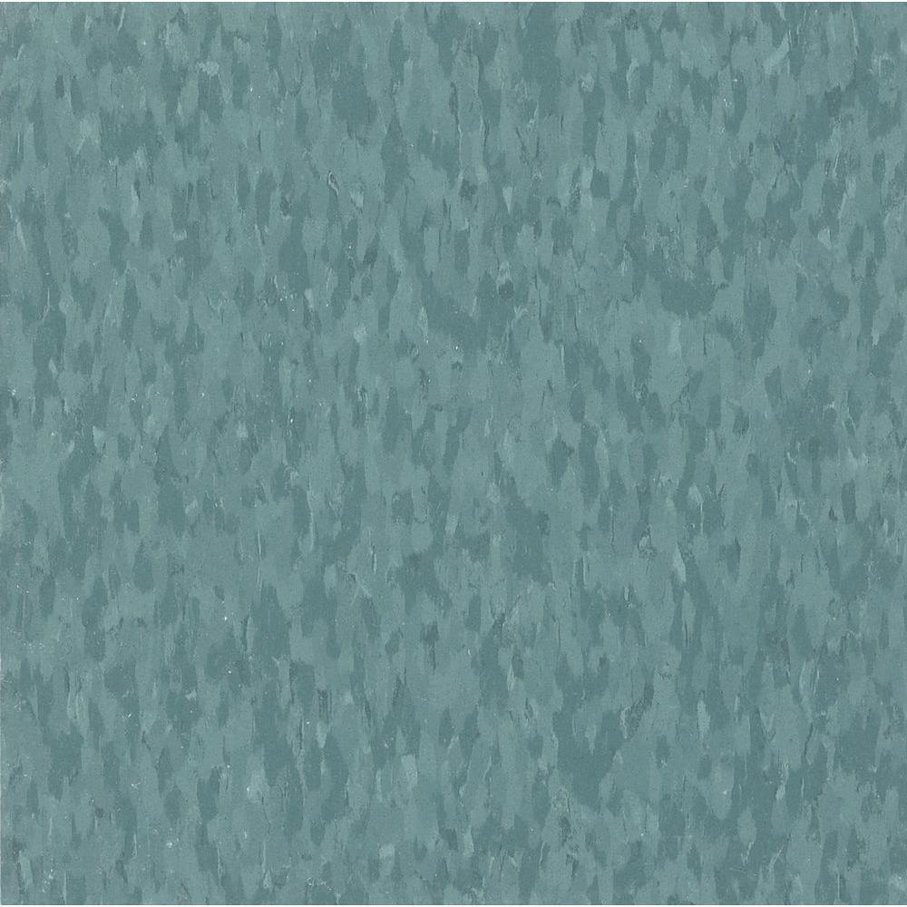 Armstrong Imperial Texture VCT 12 in. x 12 in. Serene Blue Standard Excelon Commercial Vinyl Tile (45 sq. ft. / case) - Super Arbor