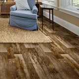 Congoleum (Sample) Airstep Evolution- Colonial Harvest Moon Waterproof Wood Look Glue Down Sheet Vinyl