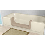 Wide Beige Step Bathtub Conversion Kit - Super Arbor
