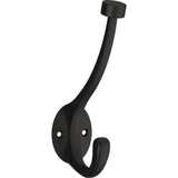 Pilltop 5.63 in. Flat Black Hook - Super Arbor