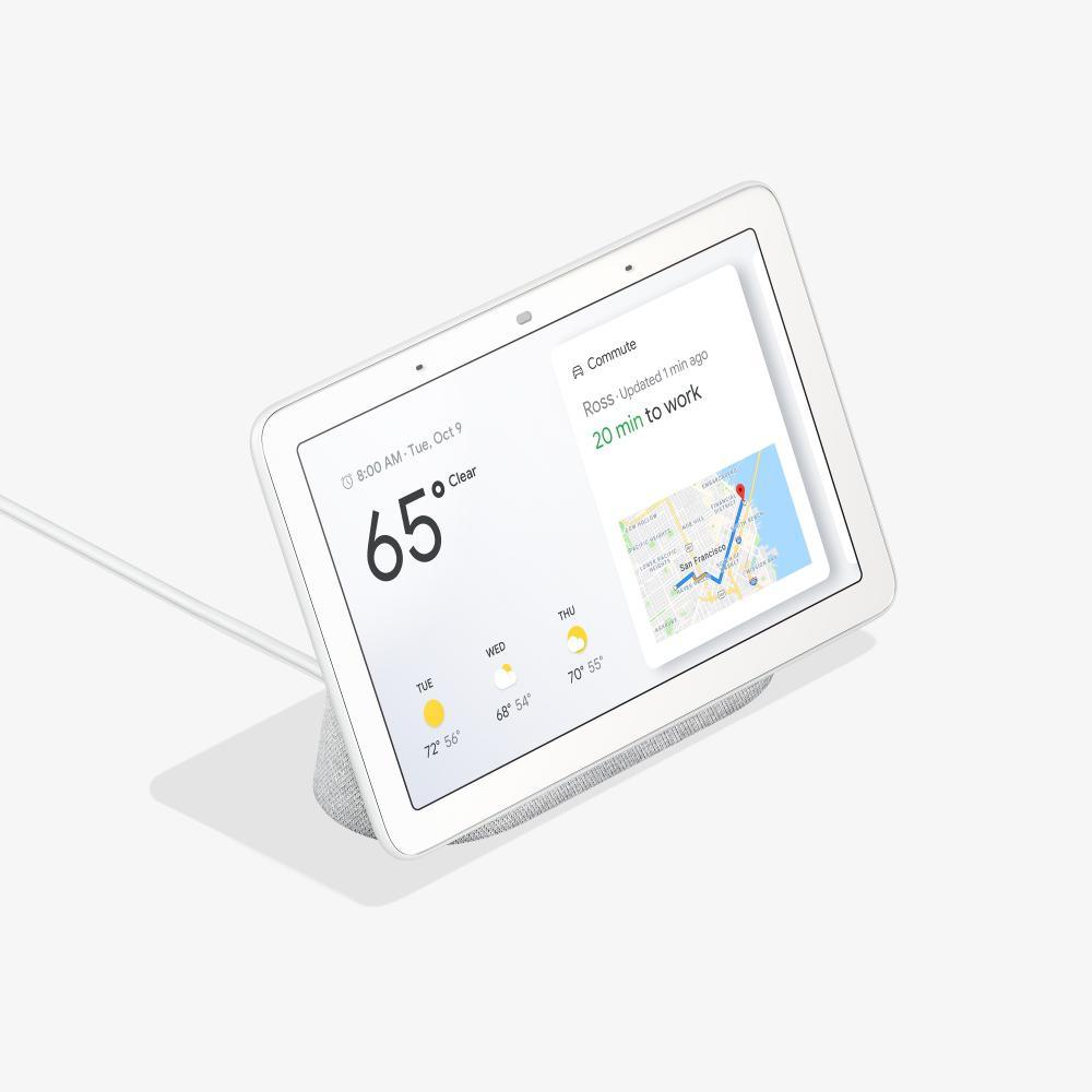 Nest Hub Chalk + Nest Learning Thermostat 3rd Gen in White - Super Arbor