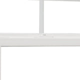 RELIABILT 150 Series New Construction 31-1/2-in x 35-1/2-in x 3-1/4-in Jamb White Vinyl Dual-pane Single Hung Window Half Screen Included